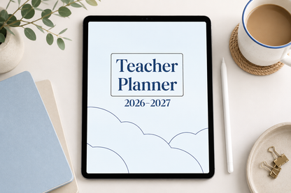Teacher Planner Template 2026-2027