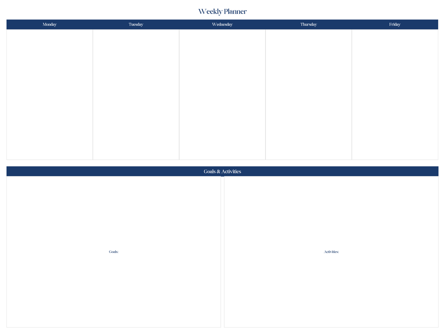 Teacher Planner Template 2026-2027