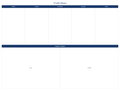 Teacher Planner Template 2026-2027